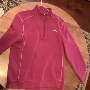 Mens medium Tommy Bahama 3/4 zip